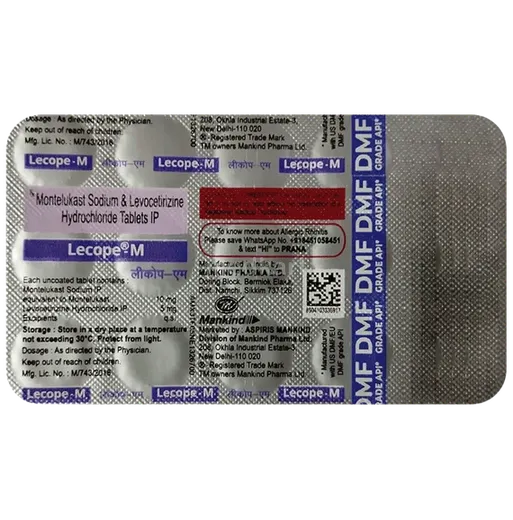 lecope m tablet 15's